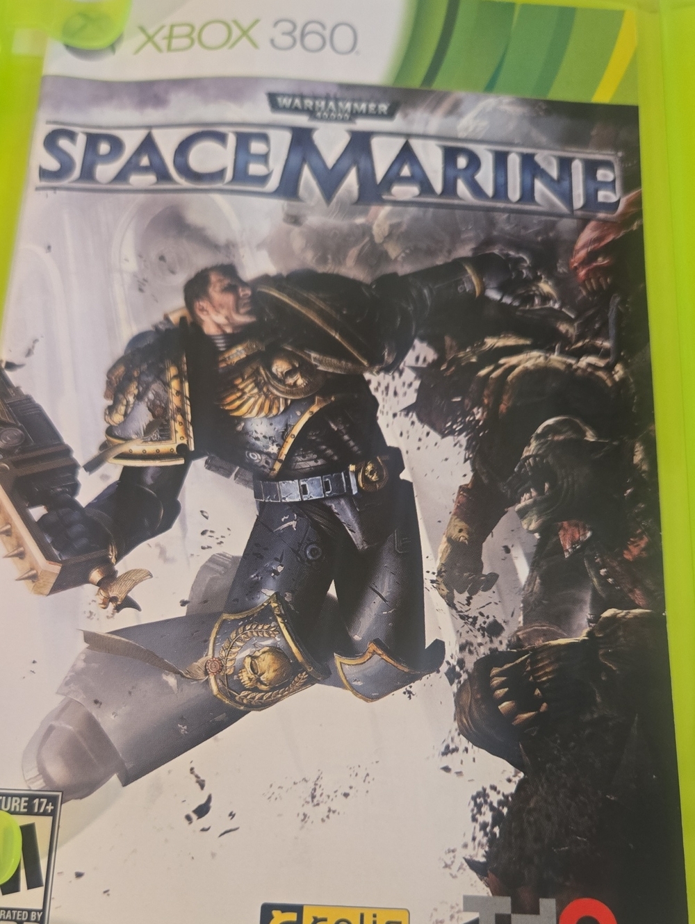 Space Marine (Green) - Warhammer SpaceMarine Xbox - Picture 3 of 4